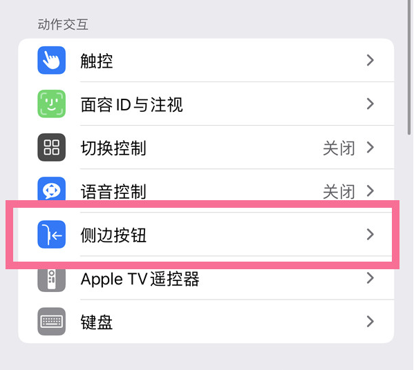 忻城苹果14维修店分享iPhone14 Plus侧键双击下载功能关闭方法 